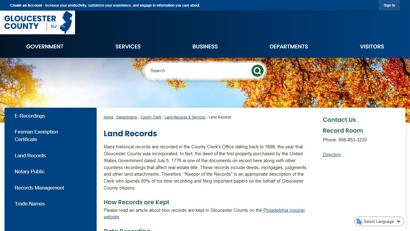 Land Records | Gloucester County, NJ