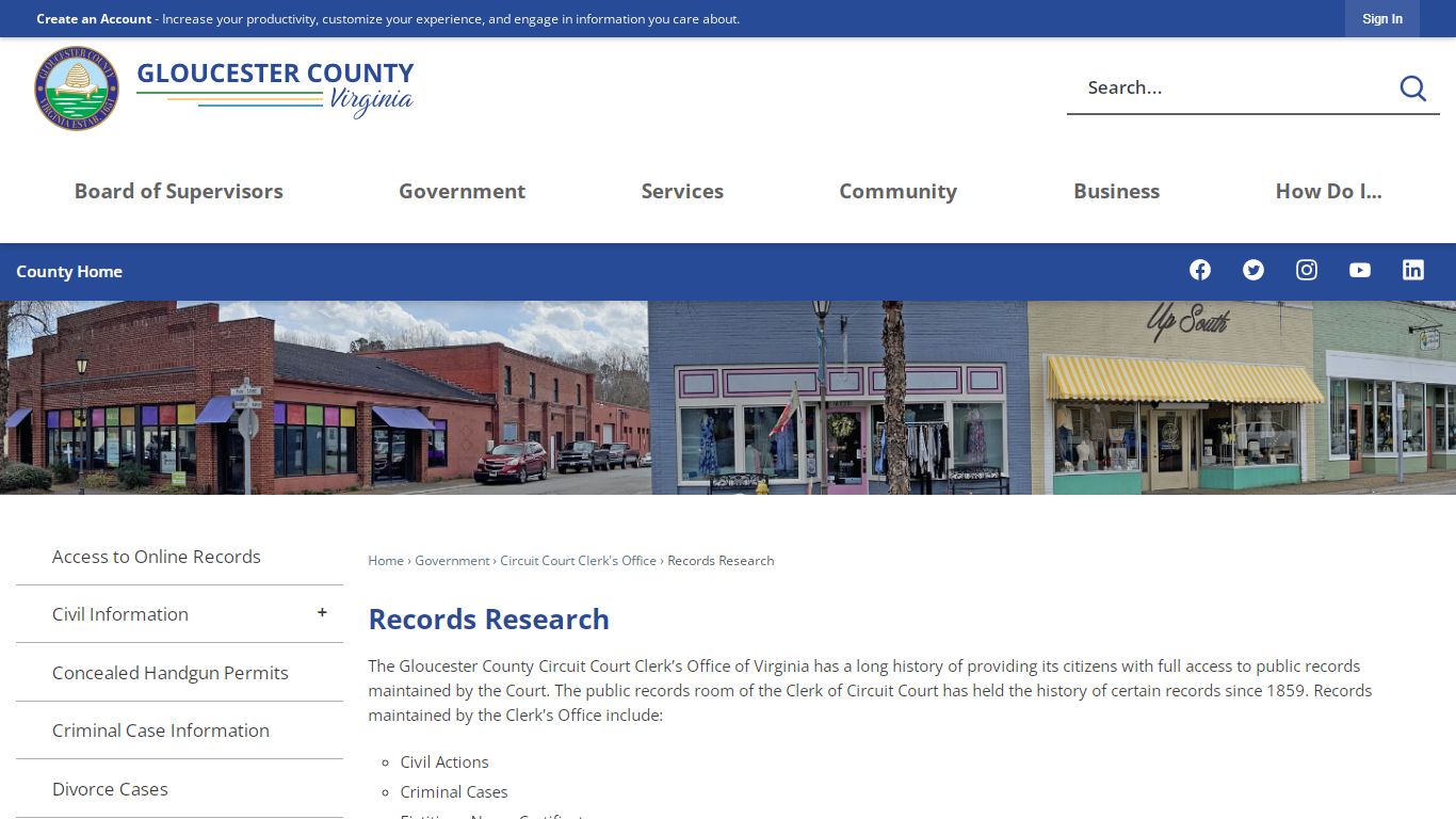 Records Research | Gloucester County, VA
